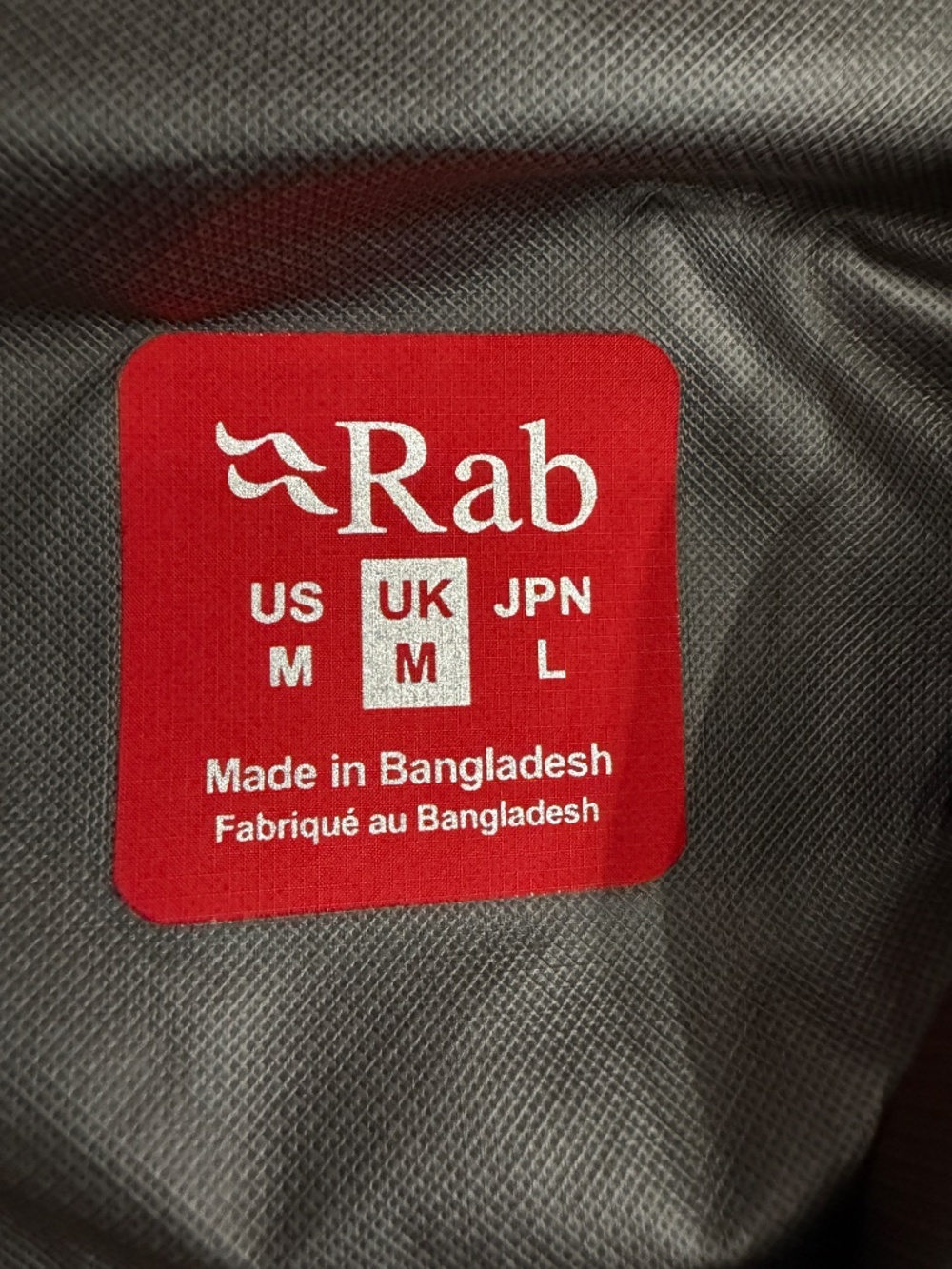 Rab Men’s Downpour Eco Waterproof Rain Jacket Gray |  Medium QWG-82 - Picture 2 of 13